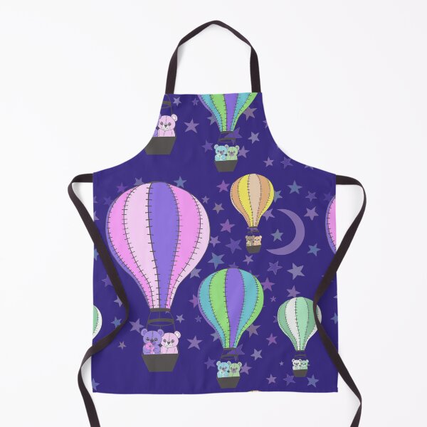 Item preview, Ballooning Bears Rainbow Race Nighttime Sky designed and sold by QuirkyCraftz.