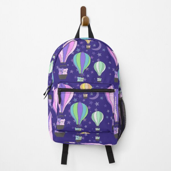 Item preview, Ballooning Bears Rainbow Race Nighttime Sky designed and sold by QuirkyCraftz.