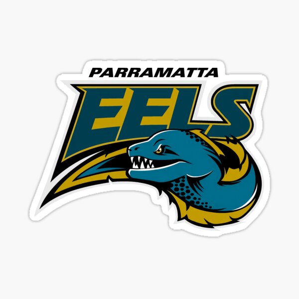 Waterproof Sticker Set Stickers NRL Parramatta Eels Logo