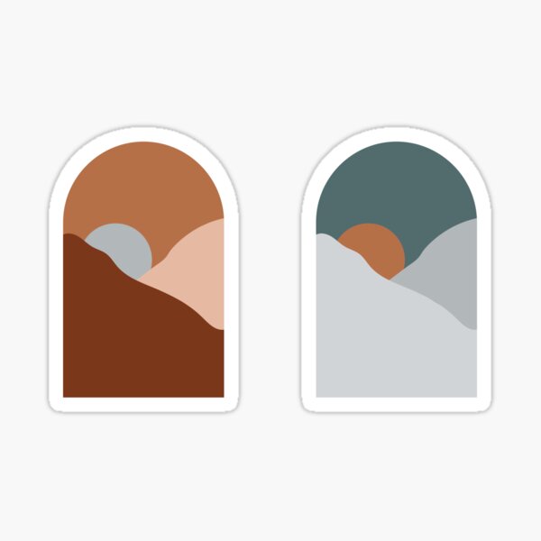 Item preview, Mountain Arch Sticker designed and sold by Amy Martinez.