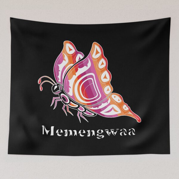 Item preview, Memengwaa (Butterfly) Lesbian Pride designed and sold by KendraHowland.