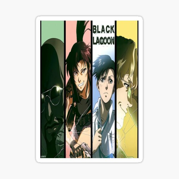 Black Lagoon Anime Stickers Redbubble