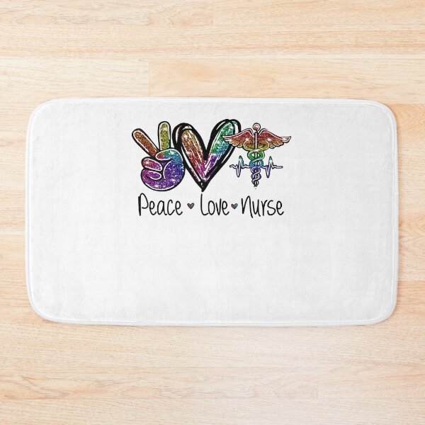 Item preview, Peace Love Nurse Heart designed and sold by Florian-1.