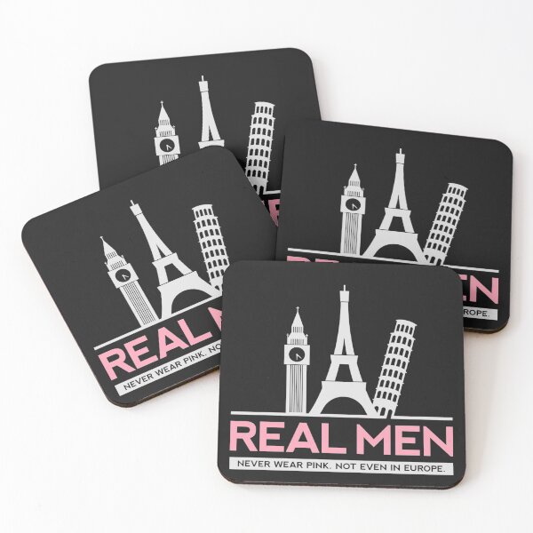 Item preview, Real Men Never Wear Pink Europe T Shirt  designed and sold by Clavitaps.