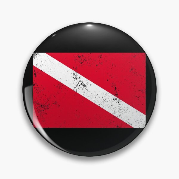 Item preview, Diver Down Flag Scuba Diver Love Ocean Scuba Diving Gear designed and sold by DynamicDesign.