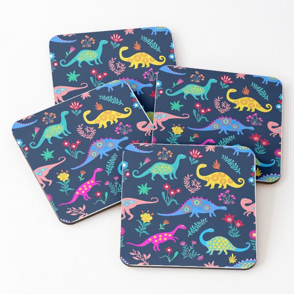 Item preview, Colorful Dinosaur Seamless Pattern, Dinosaur Seamless Pattern Design designed and sold by graphic-genie.
