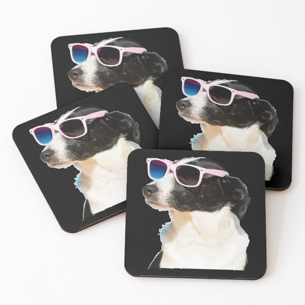 Item preview, Dog Wearing Sunglasses Cool Sticker designed and sold by PinoITC.