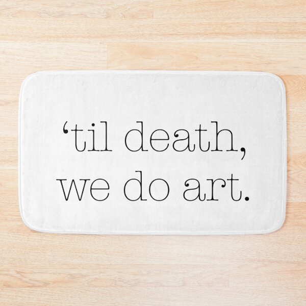 Item preview, ‘Til death, we do art.  designed and sold by catsdesignz.