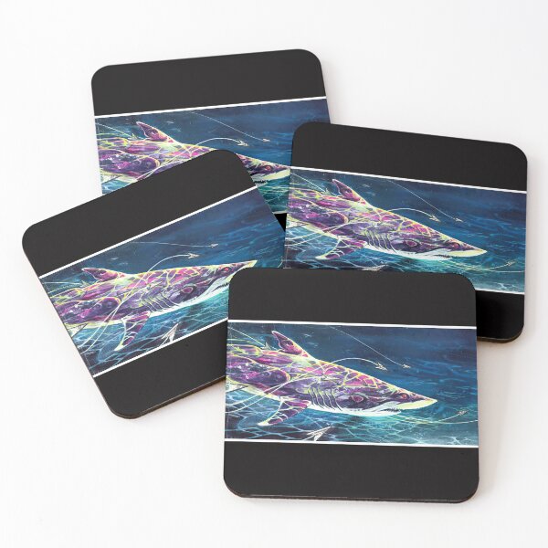Item preview, Shark Art designed and sold by shopPerfectO.