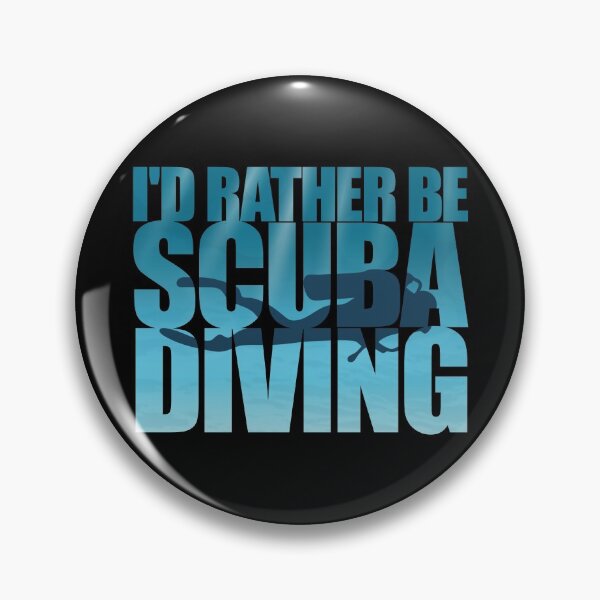 Item preview, I'd Rather Be Scuba Diving Love Ocean Scuba Diving Gift Gear designed and sold by DynamicDesign.