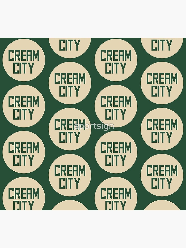 Cream City - Milwaukee Basketball Sticker for Sale by sportsign