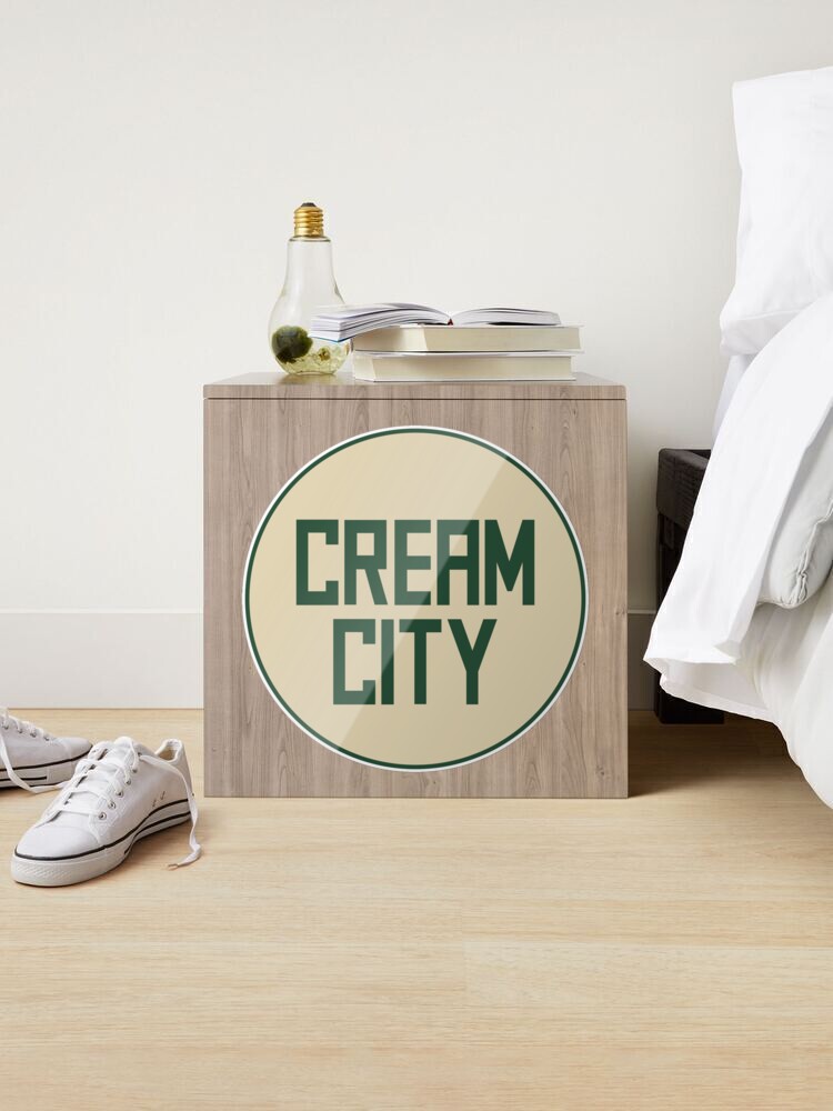 Cream City - Milwaukee Basketball Sticker for Sale by sportsign