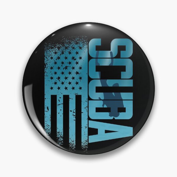 Item preview, Scuba Diving American Flag Patriotic USA Scuba Diver Gear designed and sold by DynamicDesign.