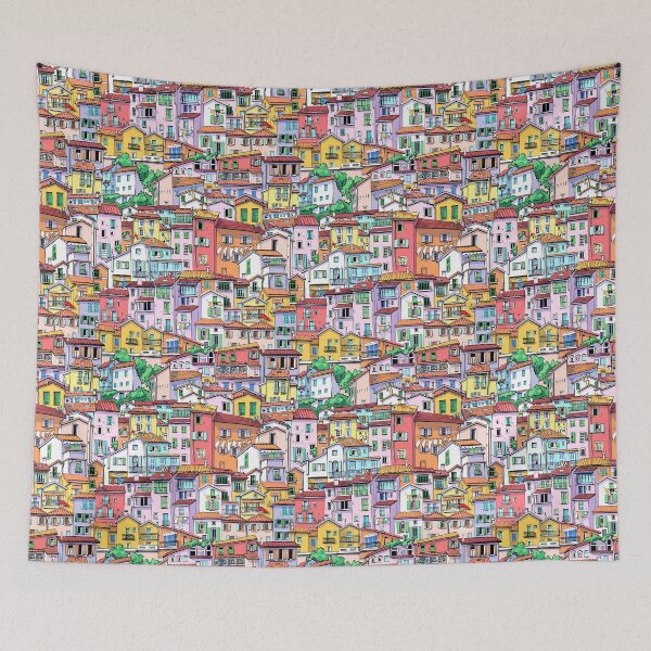 Item preview, Italian Cinque Terre Inspired Housing designed and sold by oliviaspaper.