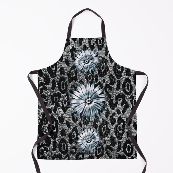 Artikelvorschau, Animal Print Sophisticated Cheetah Schwarz und Silber entworfen und verkauft von Overthetopsm.
