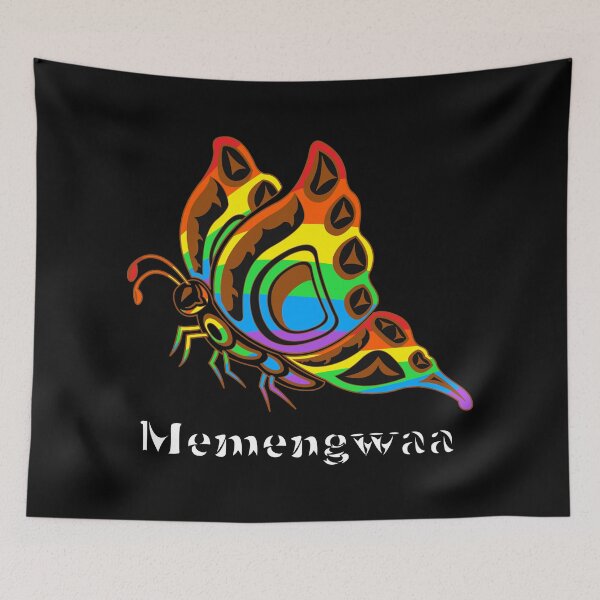 Item preview, Memengwaa (Butterfly) Philadelphia Pride designed and sold by KendraHowland.