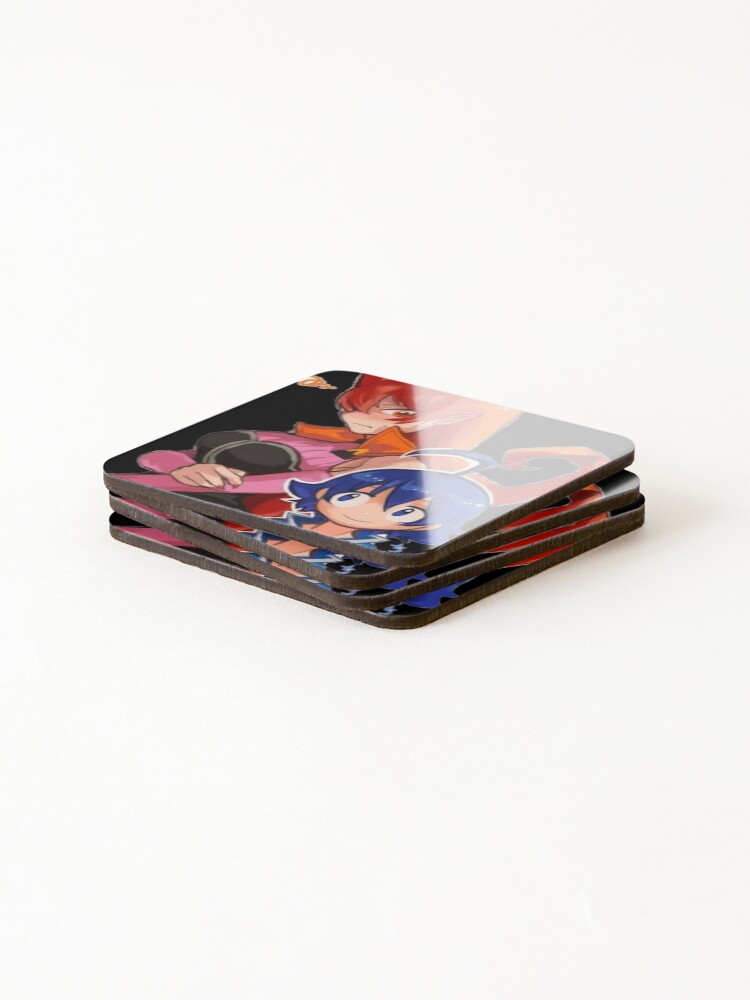 Thumbnail 4 of 5, Coasters (Set of 4), Iruma, AND, ameri designed and sold by Soulzodiac.