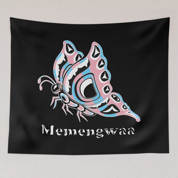 Item preview, Memengwaa (Butterfly) Transgender Pride designed and sold by KendraHowland.
