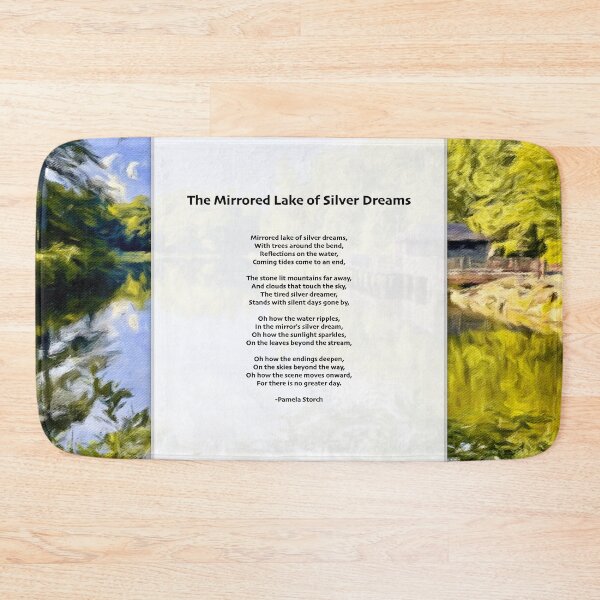Item preview, The Mirrored Lake of Silver Dreams Poem designed and sold by Pamela Storch.