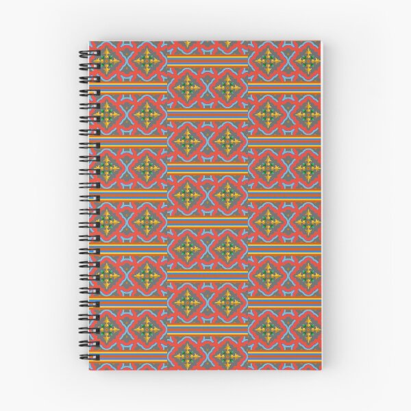 Item preview, Red and yellow color bohemian fabric pattern, book cover and design cloth, Tribal design of fabric, Woven pattern fabric design, ikat textile pattern and geomatics design. designed and sold by WP-7824.