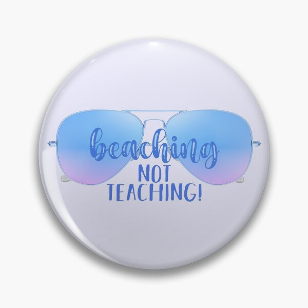 Item preview, Beaching Not Teaching! Blue (on Lt. Purple) designed and sold by PawsitiveMum.