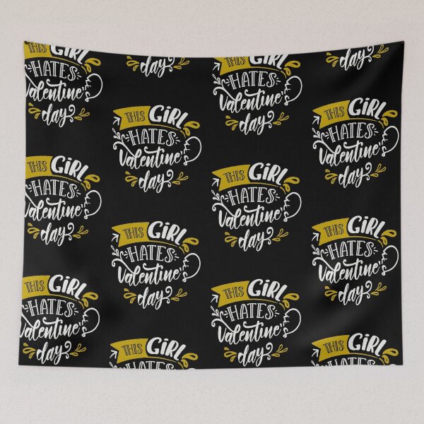 Item preview, This Girl Hates Valentines Day designed and sold by FOX1999-Design.