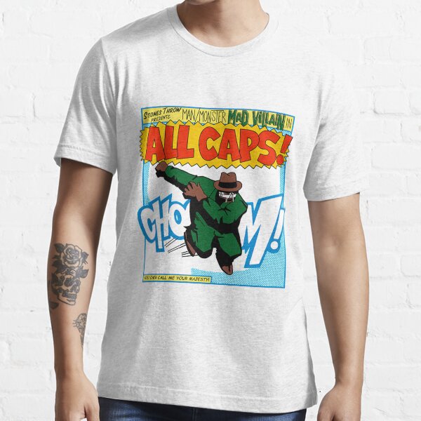 T-shirt mf doom toutes les majuscules T-shirt essentiel