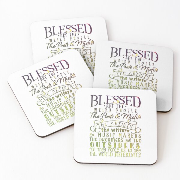 Item preview, Blessed Are the Weird People, the Poets & Misfits, the Artists designed and sold by Lori P.