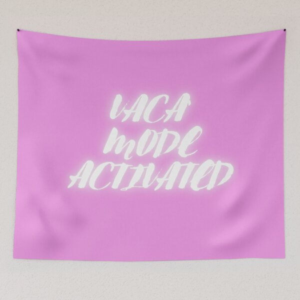 Item preview, Vaca Mode Activated in white writing designed and sold by GeoTeasters.
