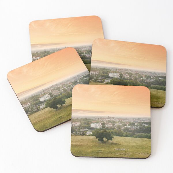 Item preview, View on Krakow city landscape at the sunset from the Krakus (Krak) Mound in Poland. Tumulus, mythical resting place of Krakow's mythical founder, the legendary King Krakus. designed and sold by dariazu.