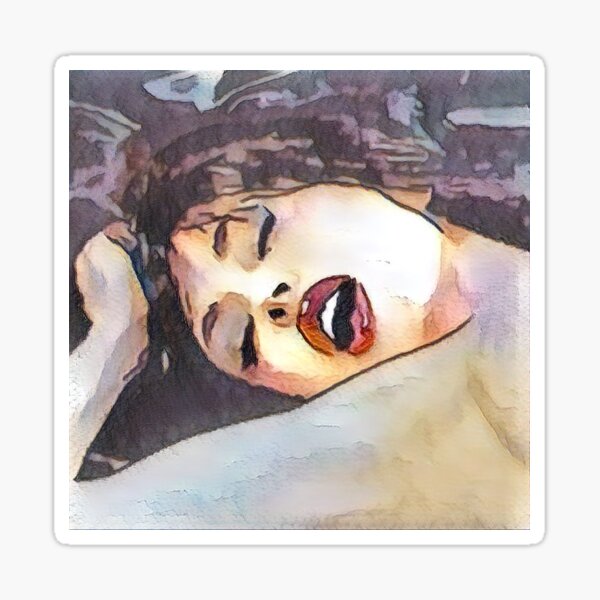 ‘Orgasmic’ Robbin Young (digital art). Sticker