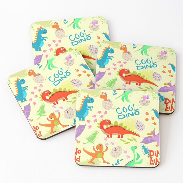 Item preview, Funny Dinosaur Seamless Pattern, Dinosaur Seamless Pattern Design designed and sold by graphic-genie.