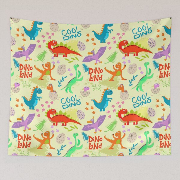 Item preview, Funny Dinosaur Seamless Pattern, Dinosaur Seamless Pattern Design designed and sold by graphic-genie.