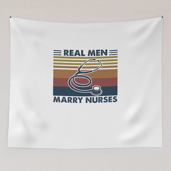 Item preview, Real Men Marry Nurses Stethoscope Vintage designed and sold by Florian-1.