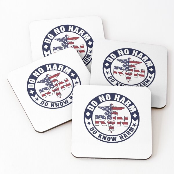 Item preview, Registered Nurse Do No Harm American Flag designed and sold by Florian-1.