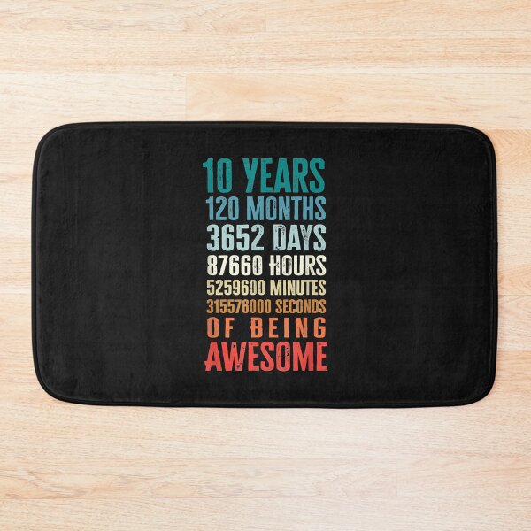 Item preview, 10 Years 120 Months Of Being Awesome 10th Birthday Gifts designed and sold by Oscar123412.