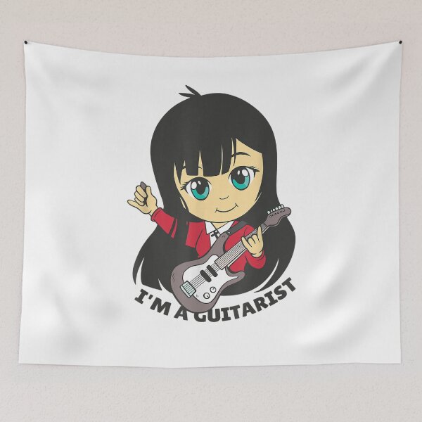 Item preview, Teen Gir Paying Guitar Cute Guitarist designed and sold by Wfsashop.