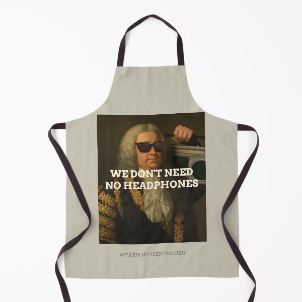 Item preview, WE DON'T NEED NO HEADPHONES | - MY ARM IS TIRED THOUGH  - designed and sold by AladdinMktgs.