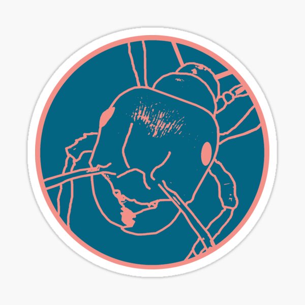 Fire Ant Design (Pastel Theme 1) Sticker