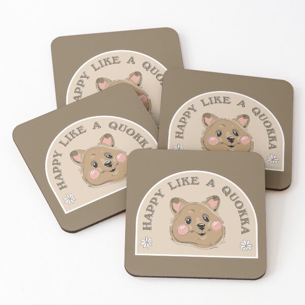 Item preview, Happy Like a Quokka 1 designed and sold by art-by-gui.