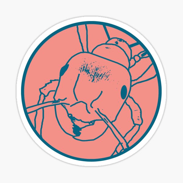 Fire Ant Design (Pastel Theme 2) Sticker