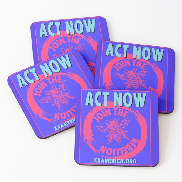 Item preview, Join the Rebellion XR America (bee stamp) designed and sold by XR-America.