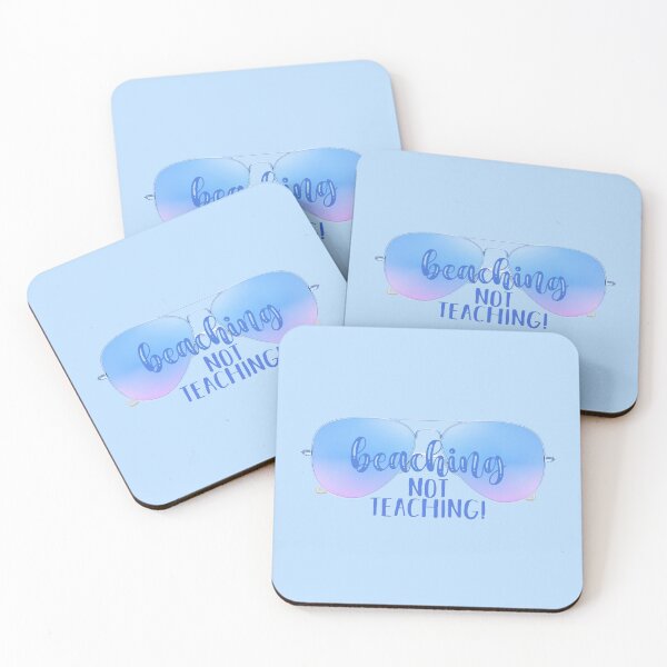 Item preview, Beaching Not Teaching! Blue (on Lt. Blue) designed and sold by PawsitiveMum.