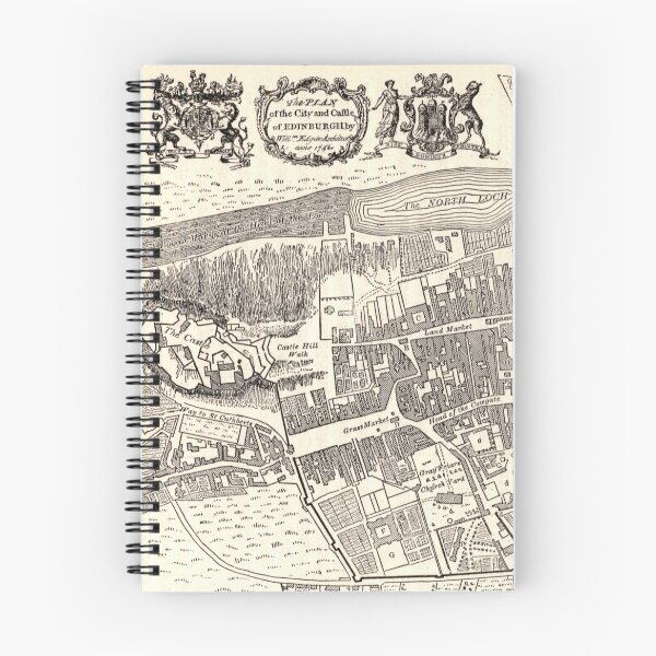 Item preview, Plan of the City and Castle of Edinburgh in 1742 designed and sold by FlikeNoir.