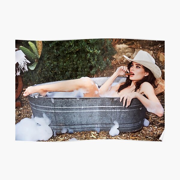 LanaRhoades Bathing Cigar Poster