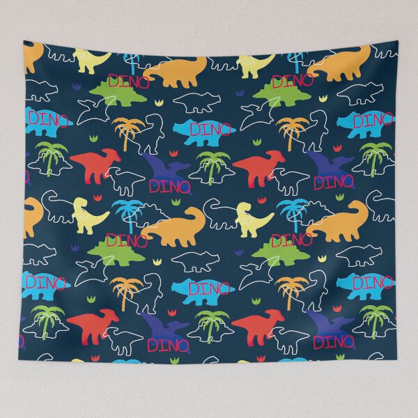 Item preview, Childish Dinosaur Seamless Pattern, Dinosaur Seamless Pattern Design designed and sold by graphic-genie.