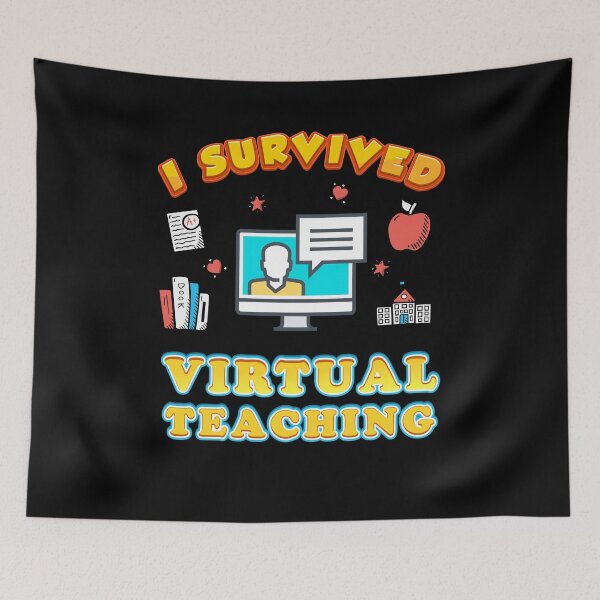 Item preview, I Survived Virtual Teaching Last Day of School Teacher designed and sold by johnta17.