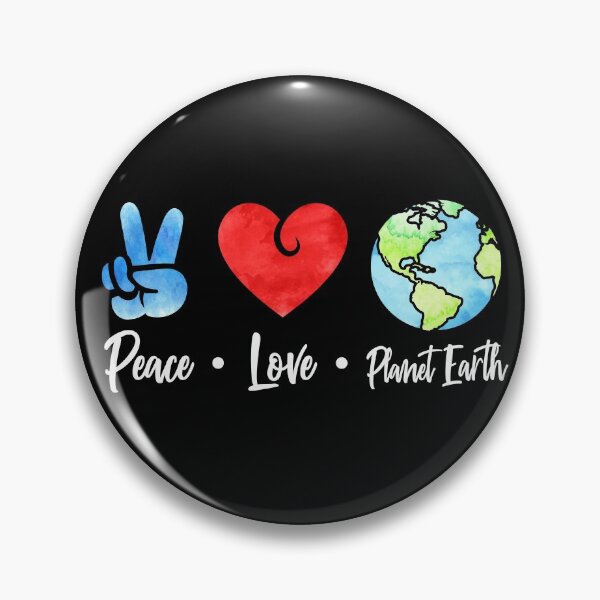 Item preview, Peace Love Planet Earth Watercolor Art Earth Day Everyday Gear designed and sold by DynamicDesign.