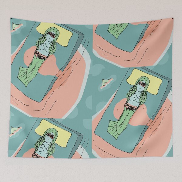Item preview, Mermaid Pink Bleed Blind designed and sold by Fahrtwindy.