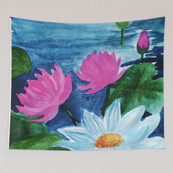 Item preview, Lotus Lake designed and sold by LataArtStudio.